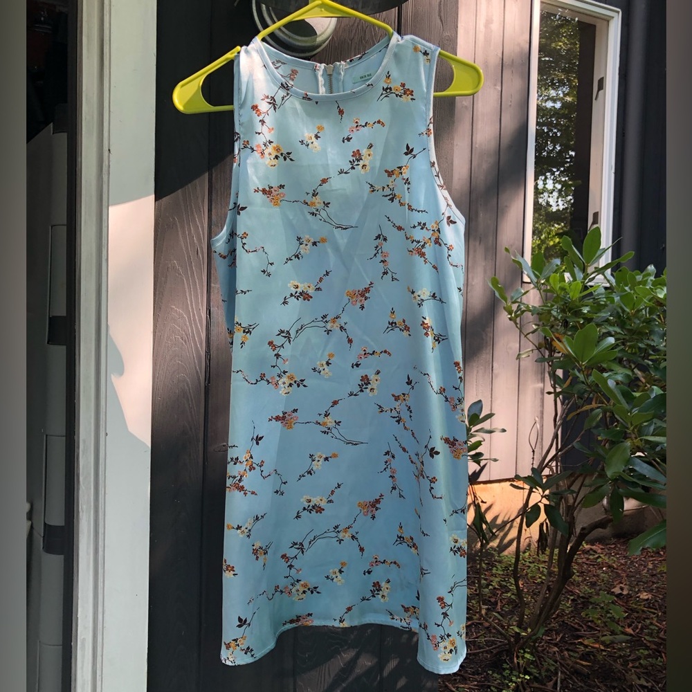 Beautiful blue cherry blossom dress